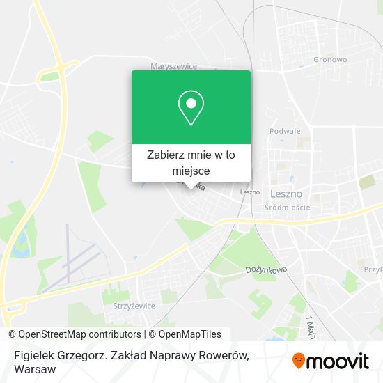 Mapa Figielek Grzegorz. Zakład Naprawy Rowerów