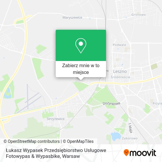 Mapa Łukasz Wypasek Przedsiębiorstwo Usługowe Fotowypas & Wypasbike