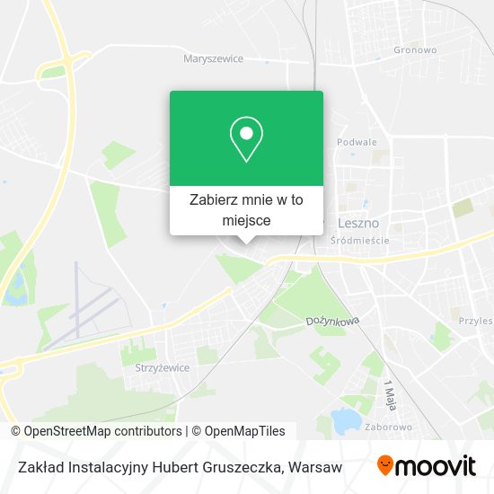 Mapa Zakład Instalacyjny Hubert Gruszeczka