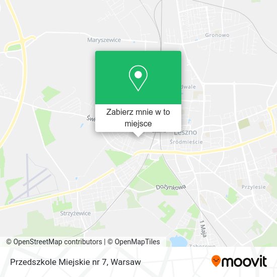 Mapa Przedszkole Miejskie nr 7