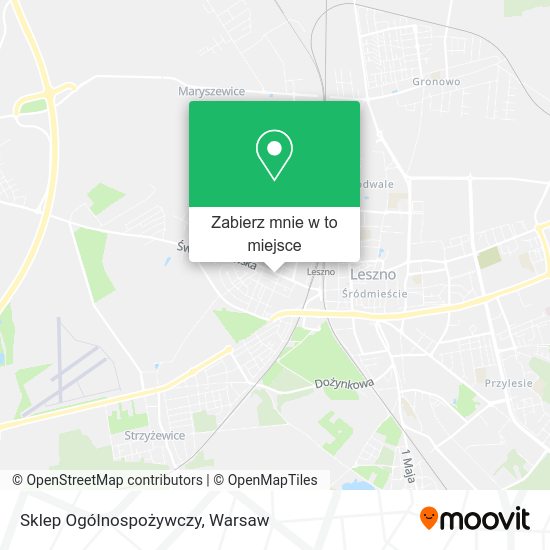 Mapa Sklep Ogólnospożywczy