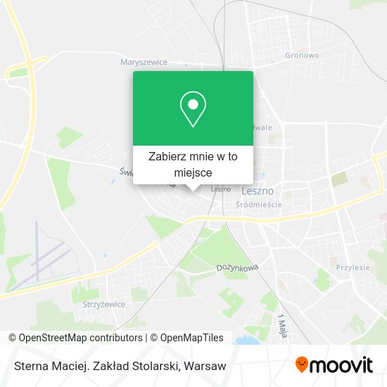 Mapa Sterna Maciej. Zakład Stolarski