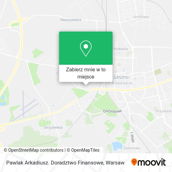 Mapa Pawlak Arkadiusz. Doradztwo Finansowe