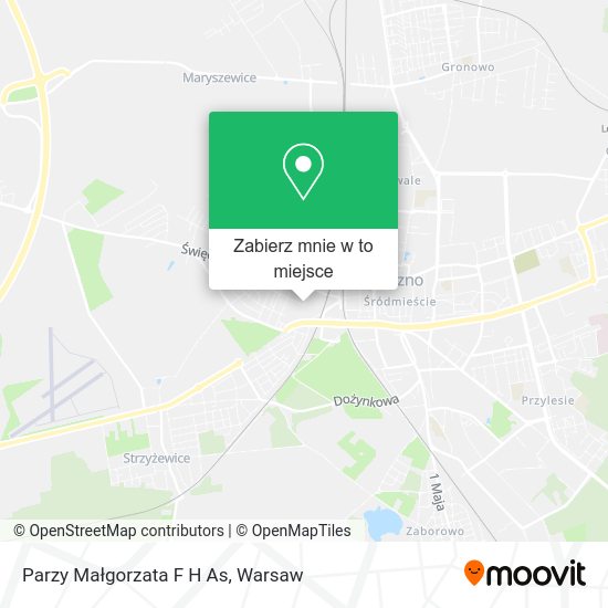 Mapa Parzy Małgorzata F H As