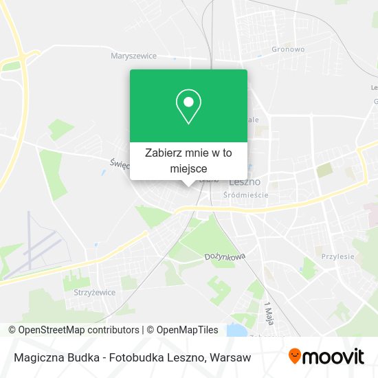 Mapa Magiczna Budka - Fotobudka Leszno