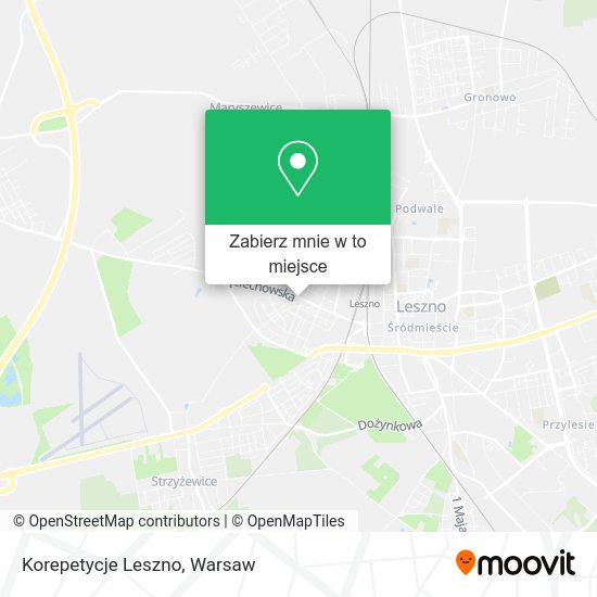 Mapa Korepetycje Leszno