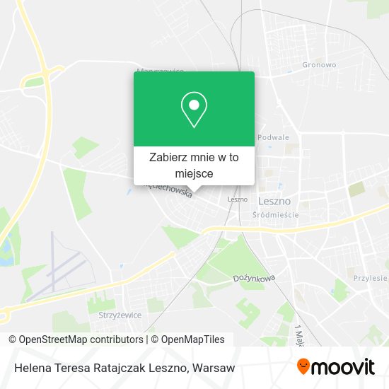 Mapa Helena Teresa Ratajczak Leszno