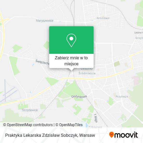 Mapa Praktyka Lekarska Zdzisław Sobczyk