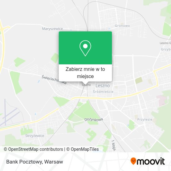 Mapa Bank Pocztowy