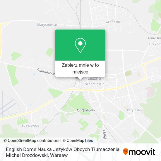 Mapa English Dome Nauka Języków Obcych Tłumaczenia Michał Drozdowski