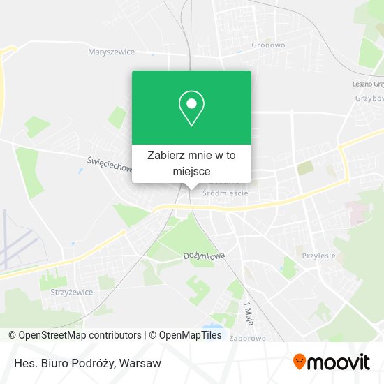 Mapa Hes. Biuro Podróży