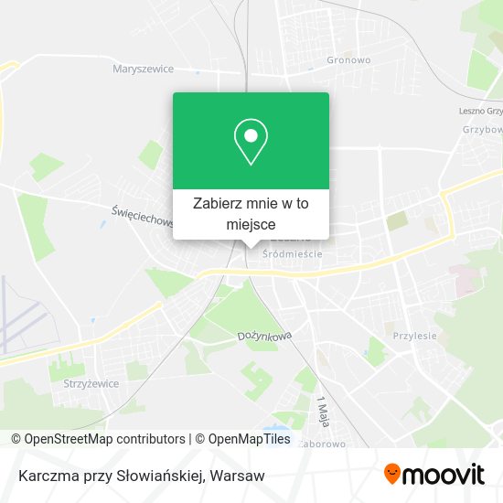 Mapa Karczma przy Słowiańskiej