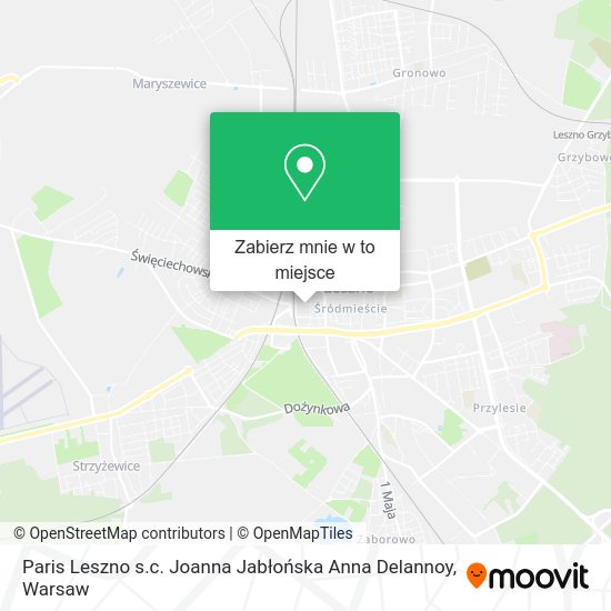 Mapa Paris Leszno s.c. Joanna Jabłońska Anna Delannoy