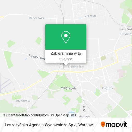 Mapa Leszczyńska Agencja Wydawnicza Sp.J