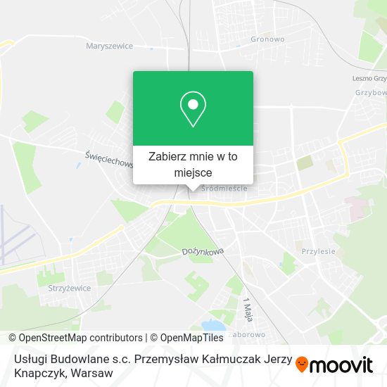 Mapa Usługi Budowlane s.c. Przemysław Kałmuczak Jerzy Knapczyk