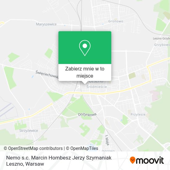 Mapa Nemo s.c. Marcin Hombesz Jerzy Szymaniak Leszno