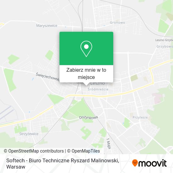 Mapa Softech - Biuro Techniczne Ryszard Malinowski