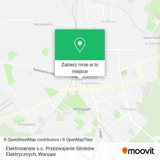 Mapa Elektroserwis s.c. Przezwajanie Silników Elektrycznych