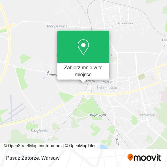 Mapa Pasaż Zatorze