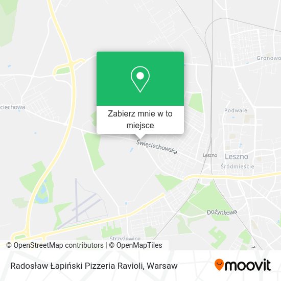 Mapa Radosław Łapiński Pizzeria Ravioli