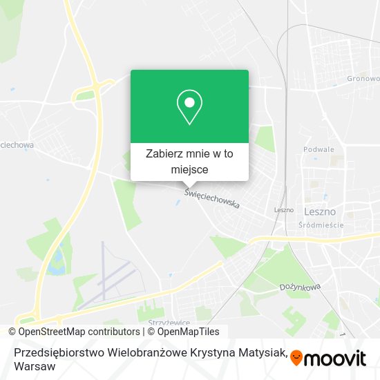 Mapa Przedsiębiorstwo Wielobranżowe Krystyna Matysiak