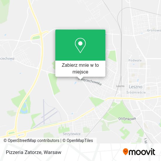 Mapa Pizzeria Zatorze