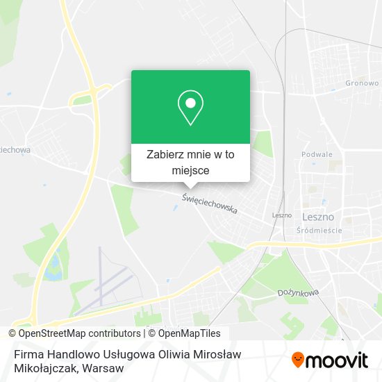 Mapa Firma Handlowo Usługowa Oliwia Mirosław Mikołajczak