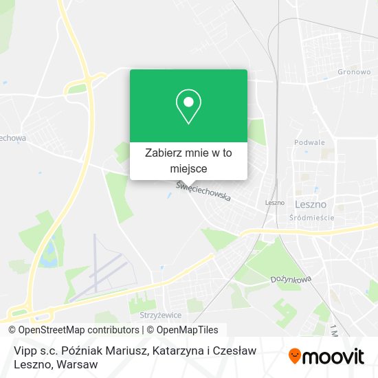 Mapa Vipp s.c. Późniak Mariusz, Katarzyna i Czesław Leszno