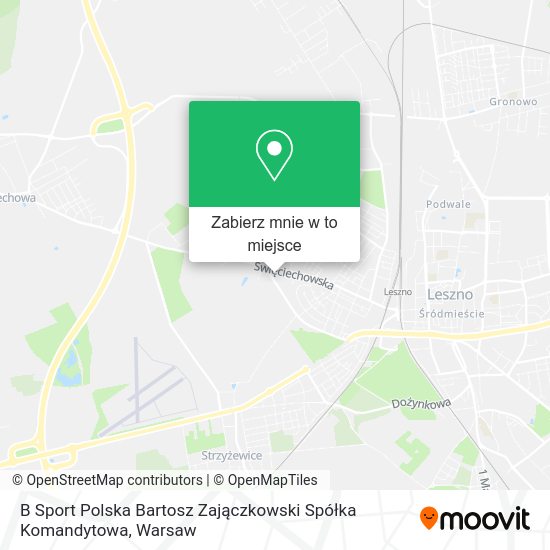 Mapa B Sport Polska Bartosz Zajączkowski Spółka Komandytowa