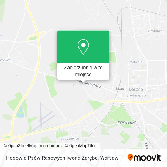 Mapa Hodowla Psów Rasowych Iwona Zaręba