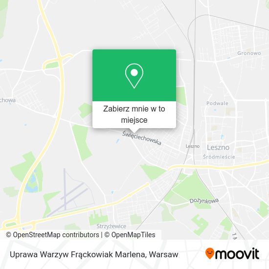 Mapa Uprawa Warzyw Frąckowiak Marlena