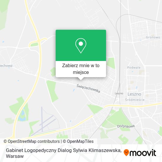 Mapa Gabinet Logopedyczny Dialog Sylwia Klimaszewska