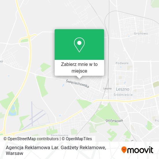 Mapa Agencja Reklamowa Lar. Gadżety Reklamowe