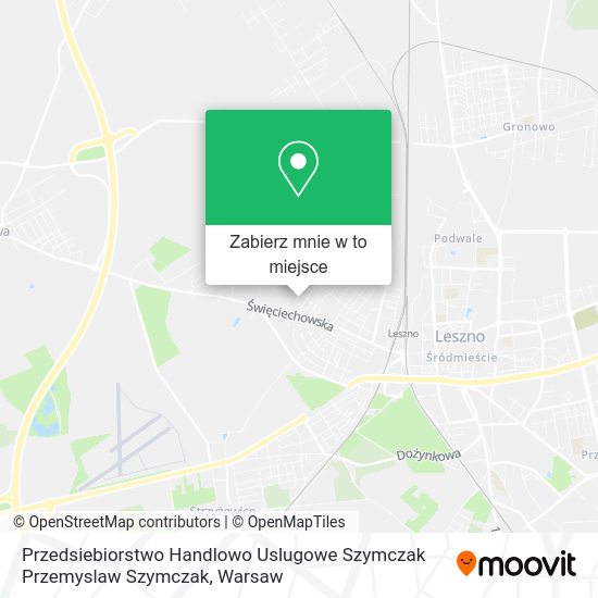 Mapa Przedsiebiorstwo Handlowo Uslugowe Szymczak Przemyslaw Szymczak