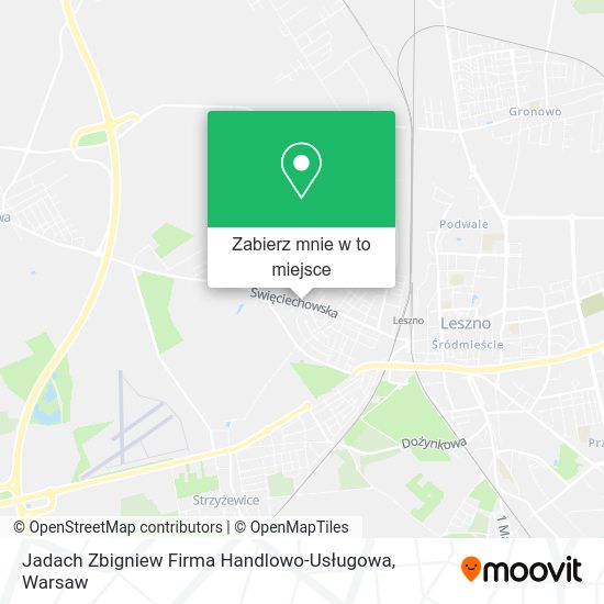 Mapa Jadach Zbigniew Firma Handlowo-Usługowa