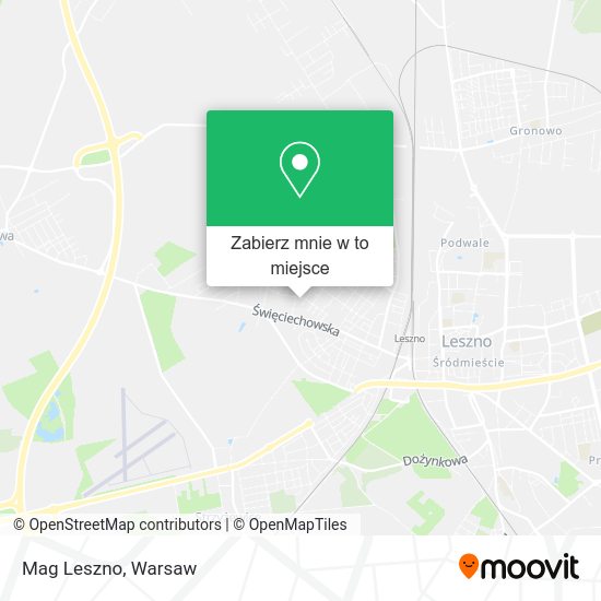 Mapa Mag Leszno