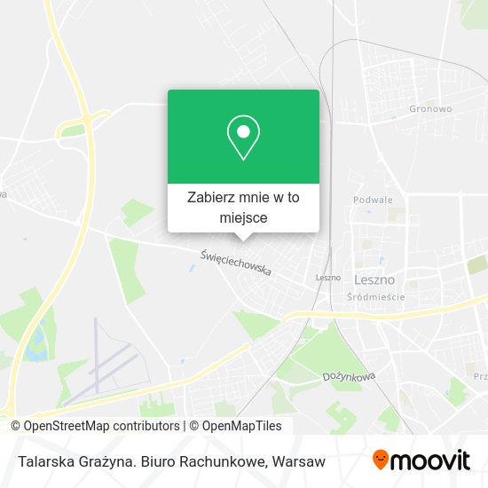 Mapa Talarska Grażyna. Biuro Rachunkowe