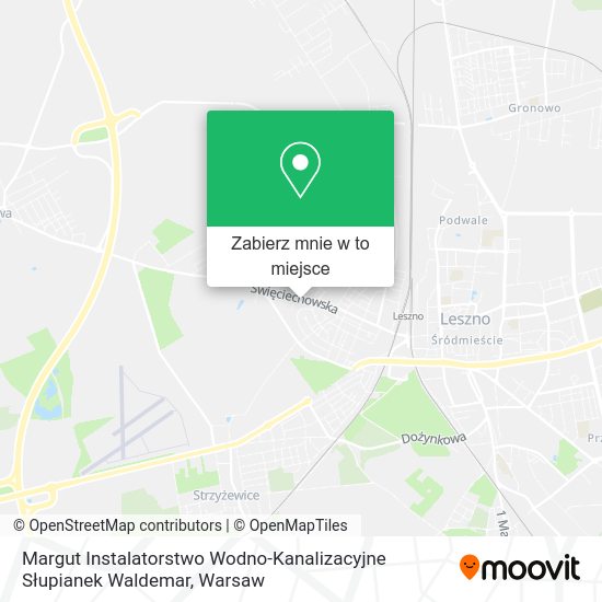 Mapa Margut Instalatorstwo Wodno-Kanalizacyjne Słupianek Waldemar