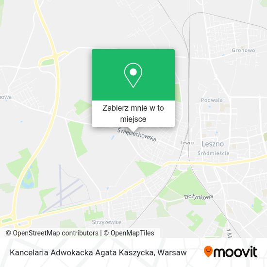 Mapa Kancelaria Adwokacka Agata Kaszycka