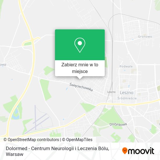 Mapa Dolormed - Centrum Neurologii i Leczenia Bólu