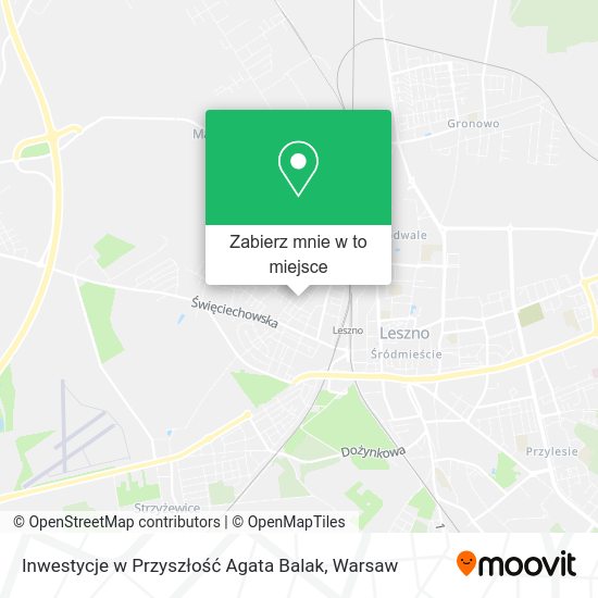 Mapa Inwestycje w Przyszłość Agata Balak