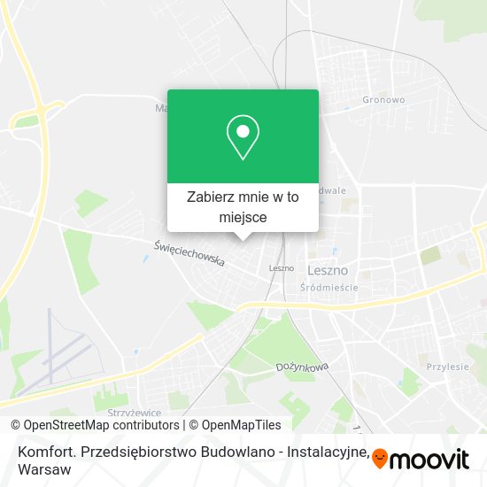 Mapa Komfort. Przedsiębiorstwo Budowlano - Instalacyjne