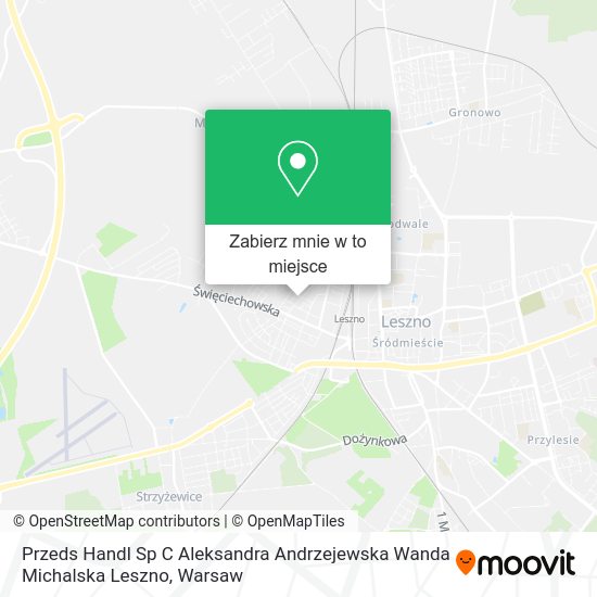 Mapa Przeds Handl Sp C Aleksandra Andrzejewska Wanda Michalska Leszno