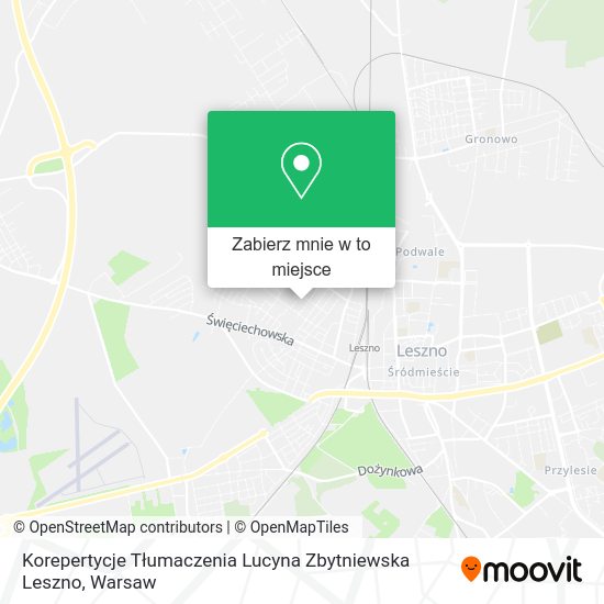 Mapa Korepertycje Tłumaczenia Lucyna Zbytniewska Leszno