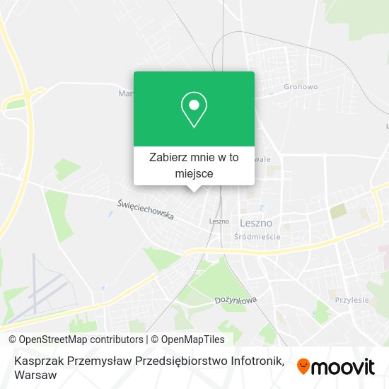 Mapa Kasprzak Przemysław Przedsiębiorstwo Infotronik