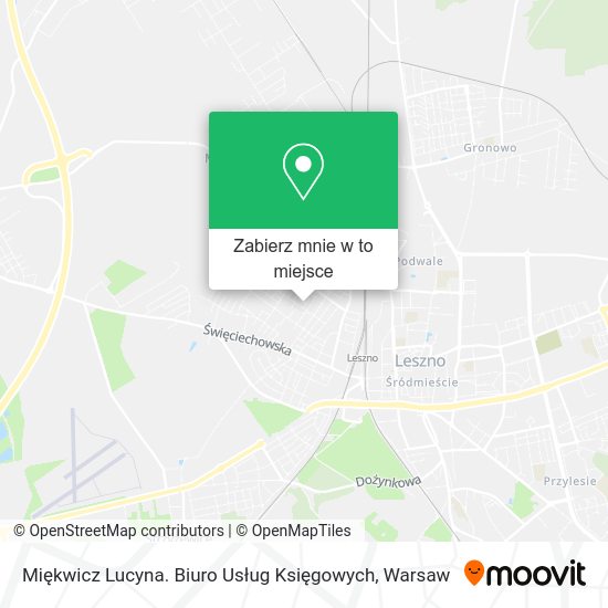 Mapa Miękwicz Lucyna. Biuro Usług Księgowych