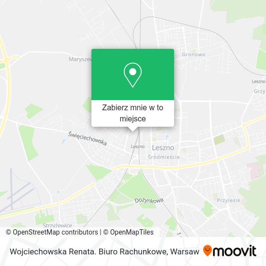 Mapa Wojciechowska Renata. Biuro Rachunkowe