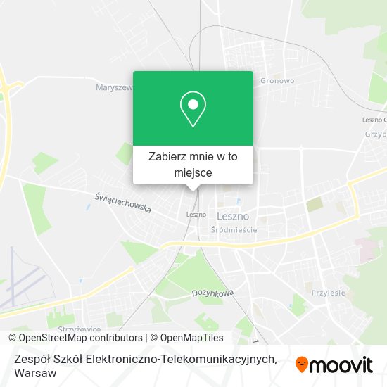 Mapa Zespół Szkół Elektroniczno-Telekomunikacyjnych