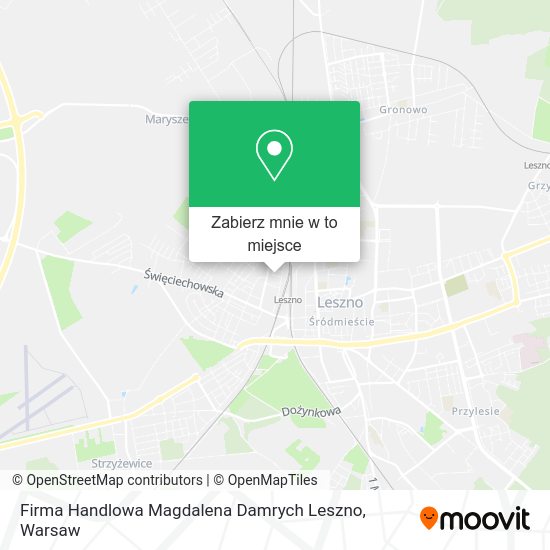 Mapa Firma Handlowa Magdalena Damrych Leszno