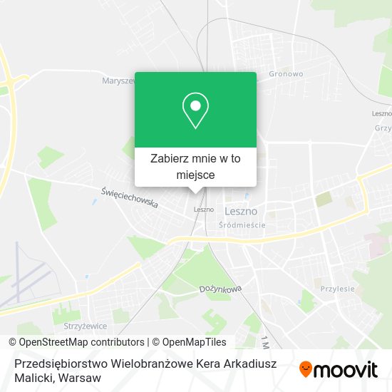 Mapa Przedsiębiorstwo Wielobranżowe Kera Arkadiusz Malicki